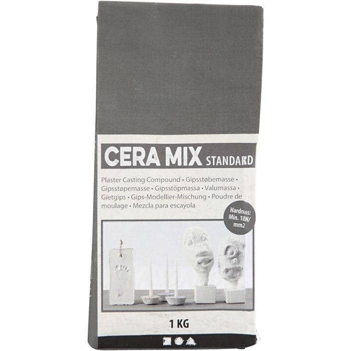 Gesso a colata Cera-Mix Standard, grigio chiaro, 1 kg