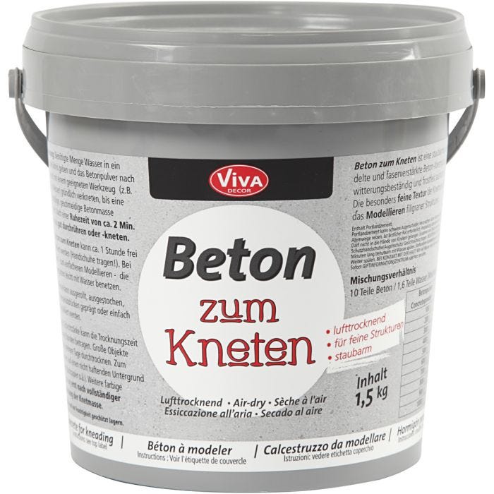 Cemento artistico modellabile, grigio, 1500 g/ 1 conf.
