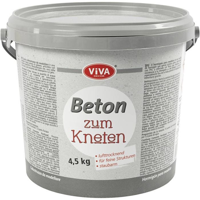 Cemento artistico modellabile, grigio, 4500 g/ 1 conf.