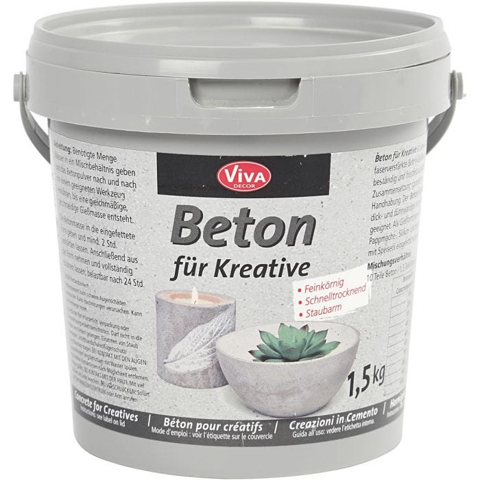 Cemento Creativo, grigio, 1500 g/ 1 conf.