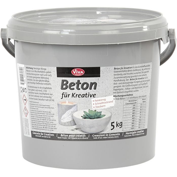 Cemento Creativo, grigio, 5000 g/ 1 conf.
