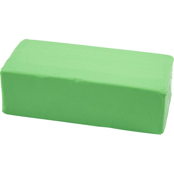 Pasta Modellabile, misura 13x6x4 cm, verde neon, 500 g/ 1 conf.