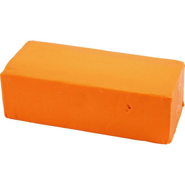 Pasta Modellabile, misura 13x6x4 cm, neon orange, 500 g/ 1 conf.