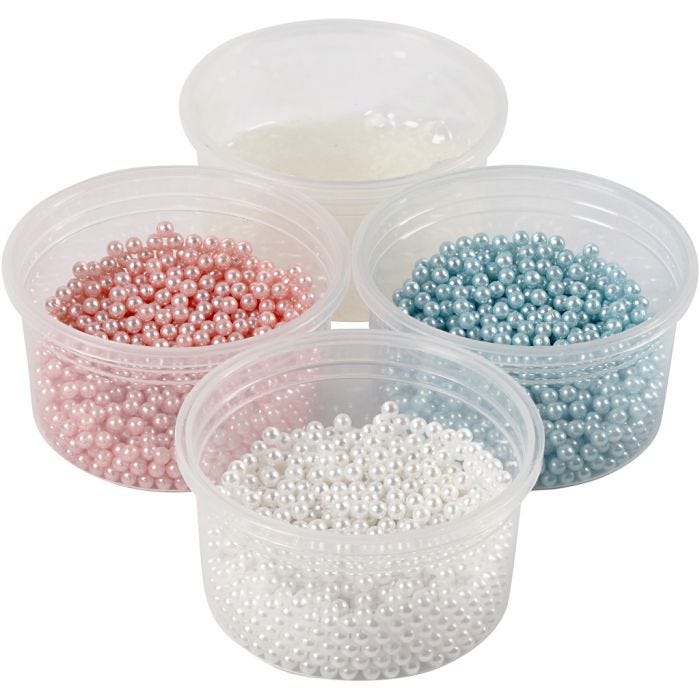 Pearl Clay® , colori asst., 3x25+38 g, 1 set