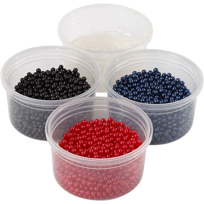 Pearl Clay® , colori asst., 3x25+38 g, 1 set