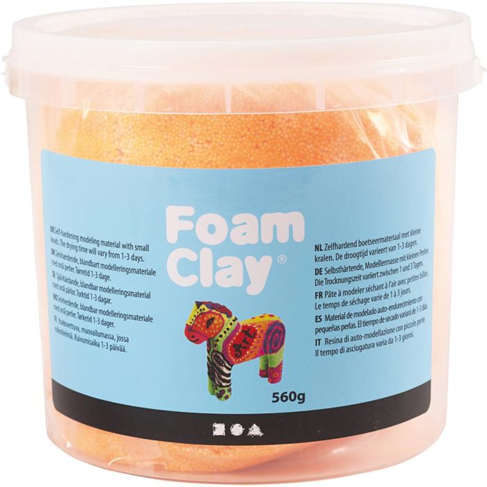 Foam Clay® , arancio, 560 g/ 1 secch.