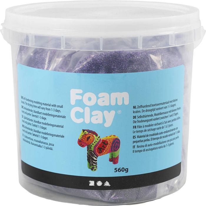 Foam Clay® , viola, 560 g/ 1 secch.