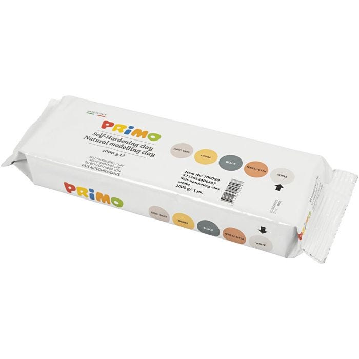 Argilla Autoindurente, bianco, 1000 g/ 1 conf.