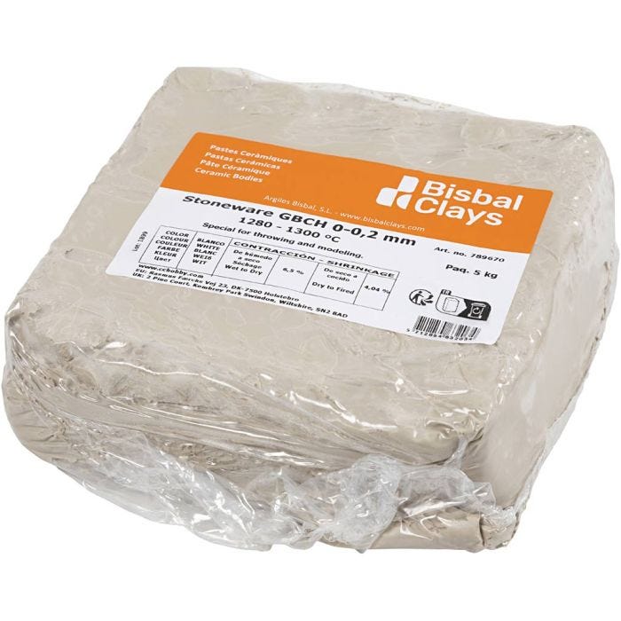 Argilla di porcellana, avorio, 5 kg/ 1 conf.