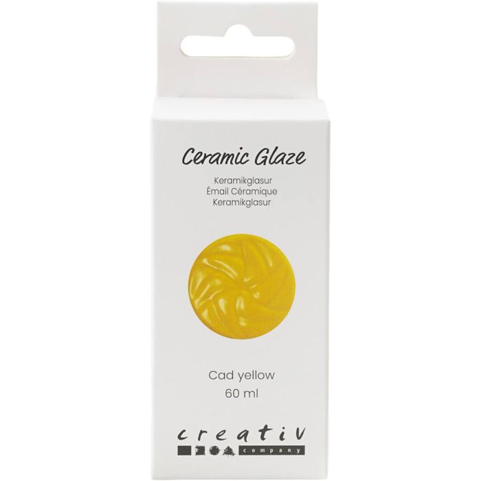 Smalto per Ceramica, 984-1101 °C, opaca, Cad Yellow, 60 ml/ 1 vasch.