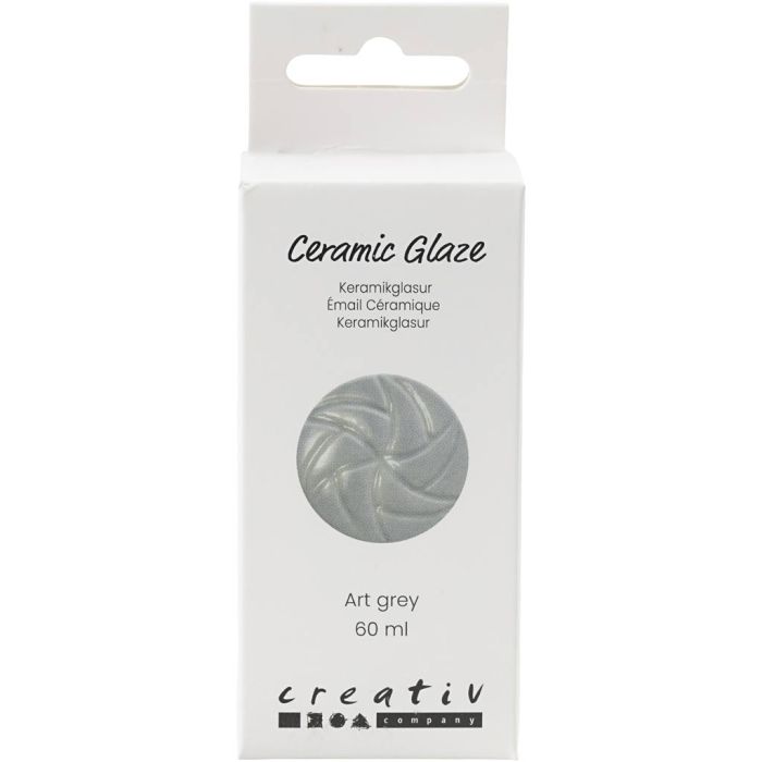 Smalto per Ceramica, 984-1101 °C, opaca, Art Grey, 60 ml/ 1 vasch.