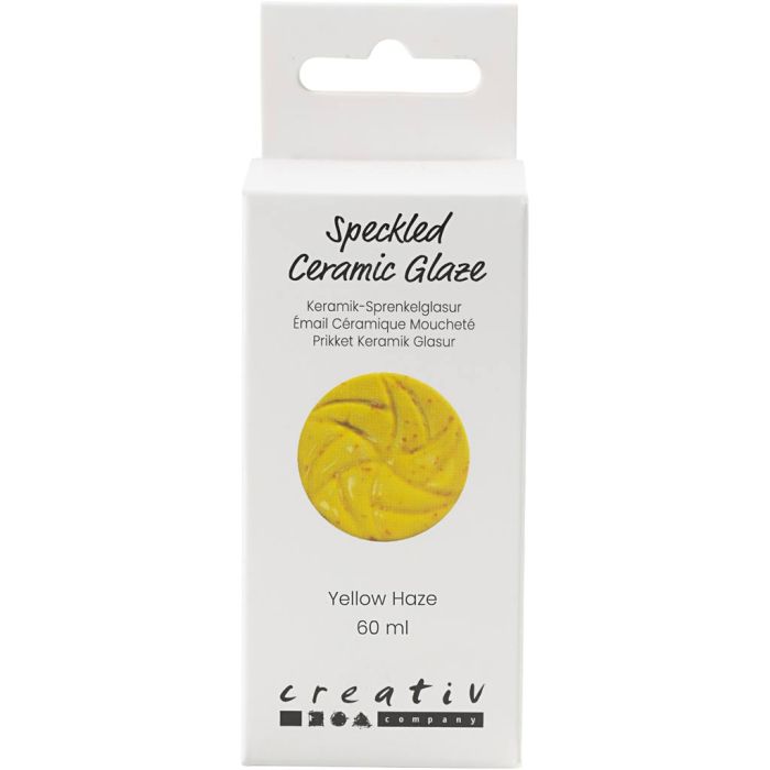 Smalto per Ceramica Punteggiato, 999-1060 °C, opaca, Yellow Haze, 60 ml/ 1 vasch.