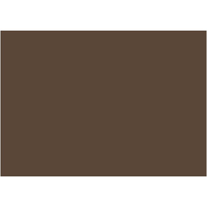 Fogli di EVA foam, A4, foglio 210x297 mm, spess. 2 mm, marrone scuro, 10 fgl./ 1 conf.