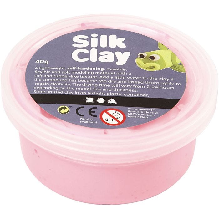Silk Clay®, rosa, 40g/ 1 vasch.