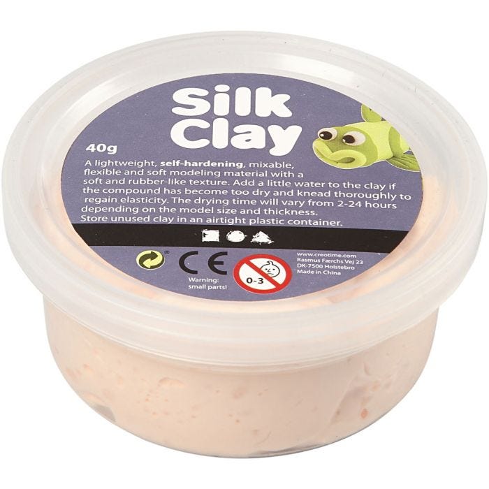 Silk Clay®, rosa chiaro, 40 g/ 1 vasch.