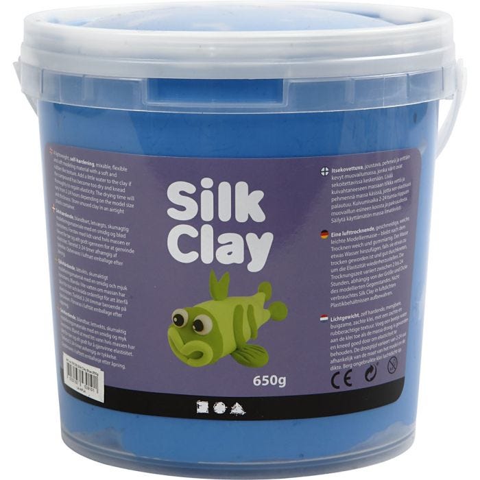 Silk Clay®, blu, 650 g/ 1 secch.