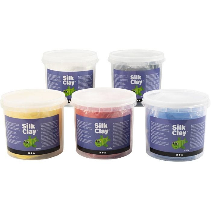 Silk Clay®, colore primario, 5x650 g/ 1 conf.