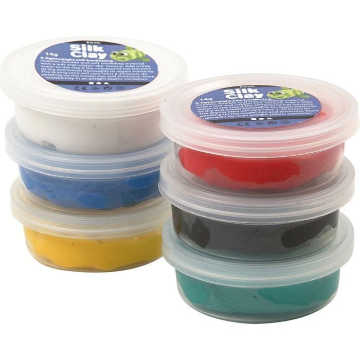 Silk Clay®, colori standard, 6x14 g/ 1 conf.