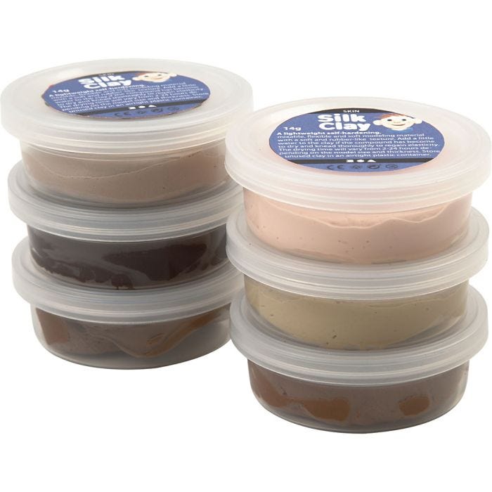 Silk Clay®, color carne, 6x14 g/ 1 conf.