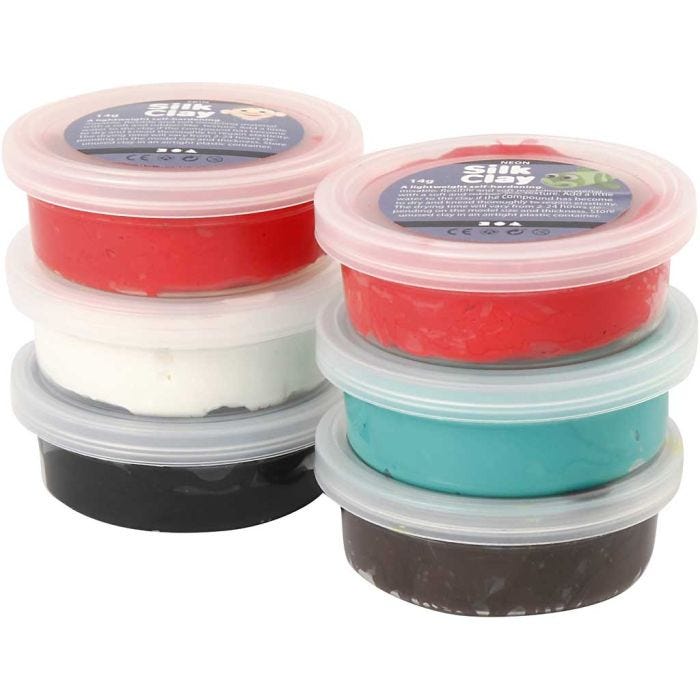 Silk Clay®, colori natalizi, 6x14 g/ 1 conf.