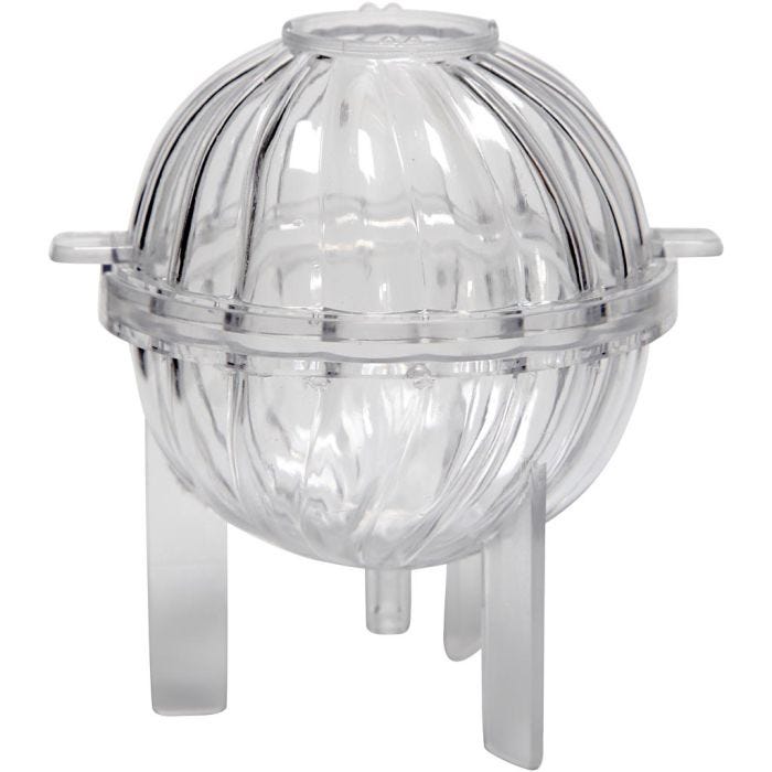 Stampo per candela, sfera spirale, 70 mm, 1 pz