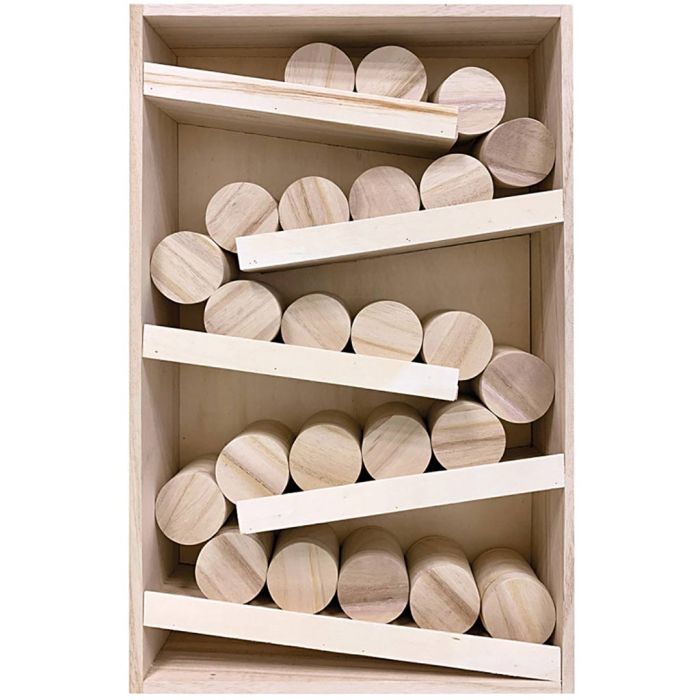 Calendario dell'Avvento da personalizzare, misura 45,5x29x7,8 cm, 1 pz