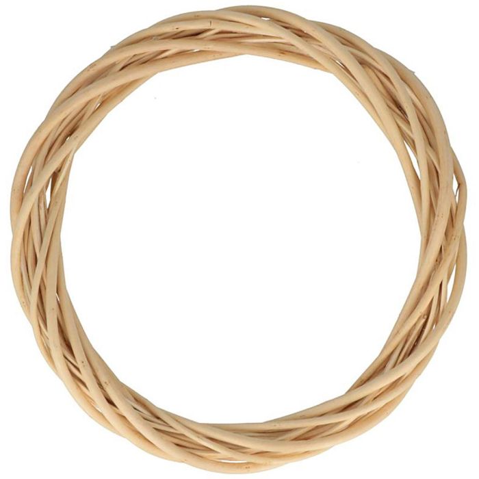 Ghirlanda di vimini da decorare, misura 30 cm, 1 pz