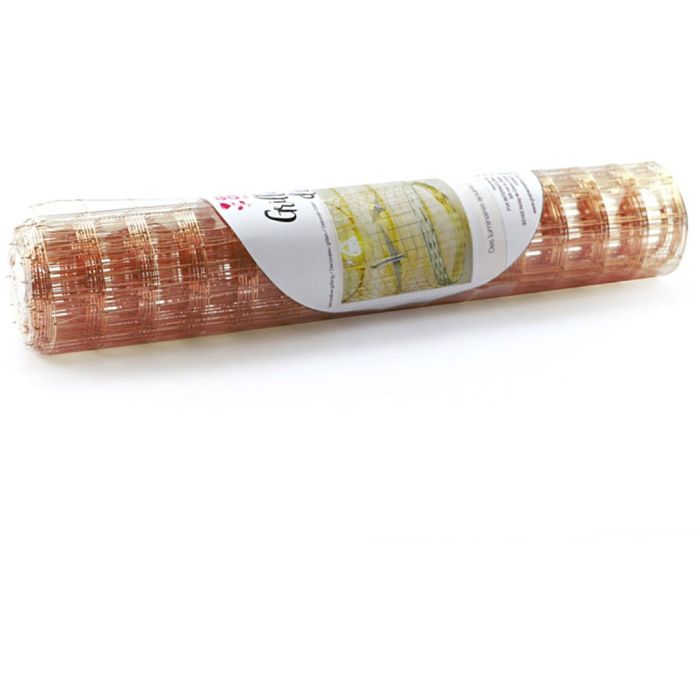 Rete decorativa, misura 35 cm, rame, 5 m/ 1 conf.