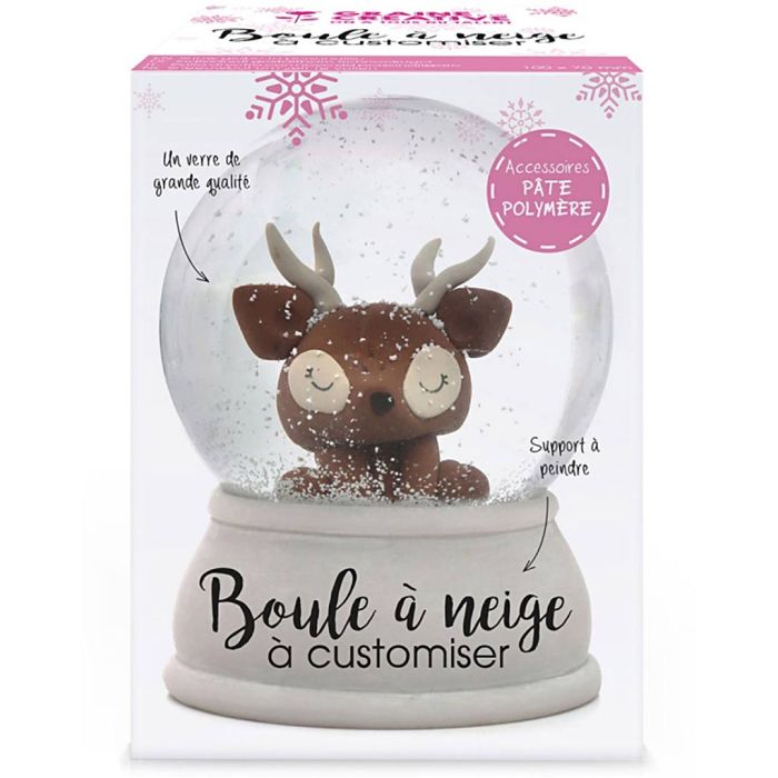 Kit di palle di neve personalizzabili, misura 8x10,3 cm, 1 conf.