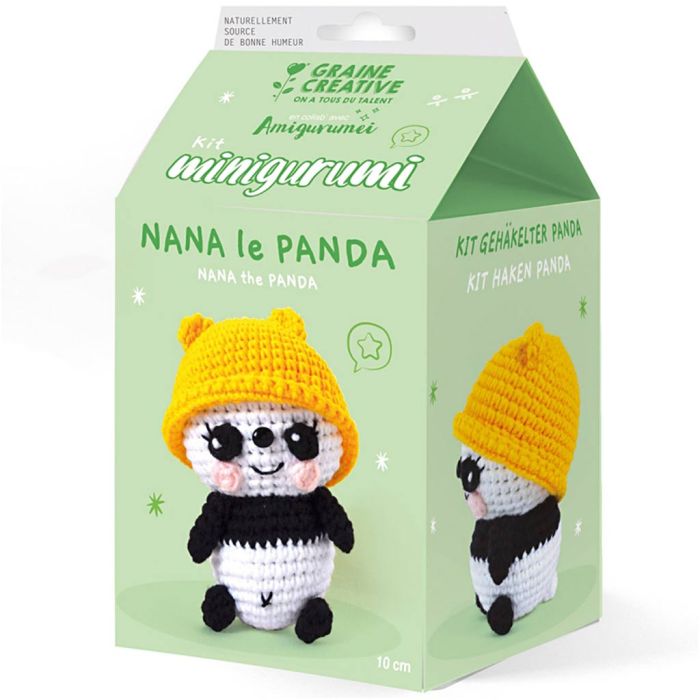 Kit uncinetto Amigurumi, Nana il panda, 1 conf.