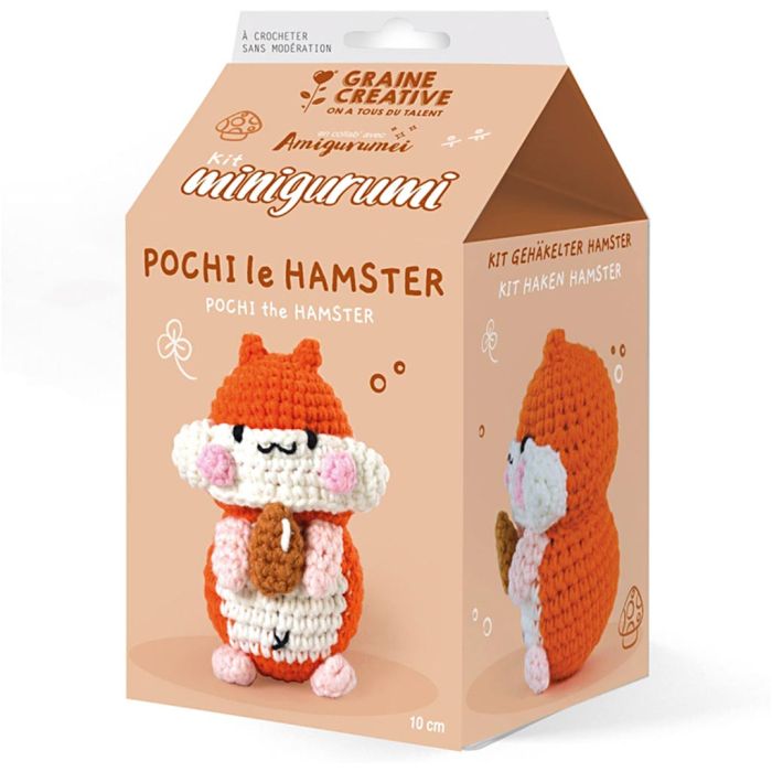 Kit uncinetto Amigurumi, Pochi il criceto, 1 conf.