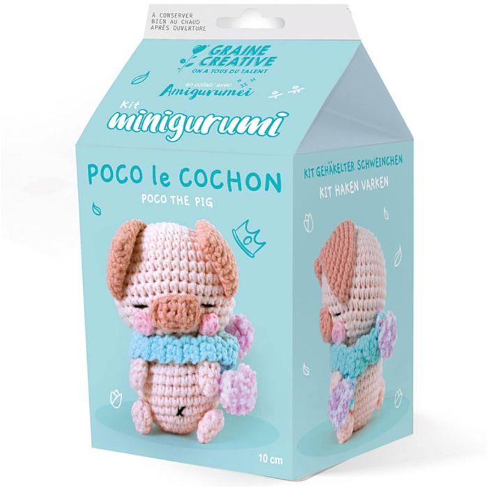 Kit uncinetto Amigurumi, Poco il maiale, 1 conf.