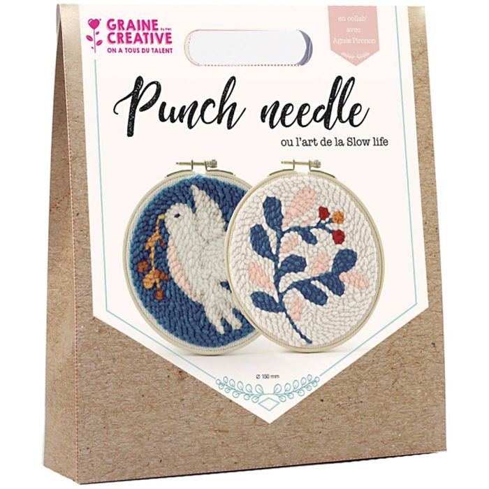 Kit Punch Needle, misura 15 cm, 1 conf.
