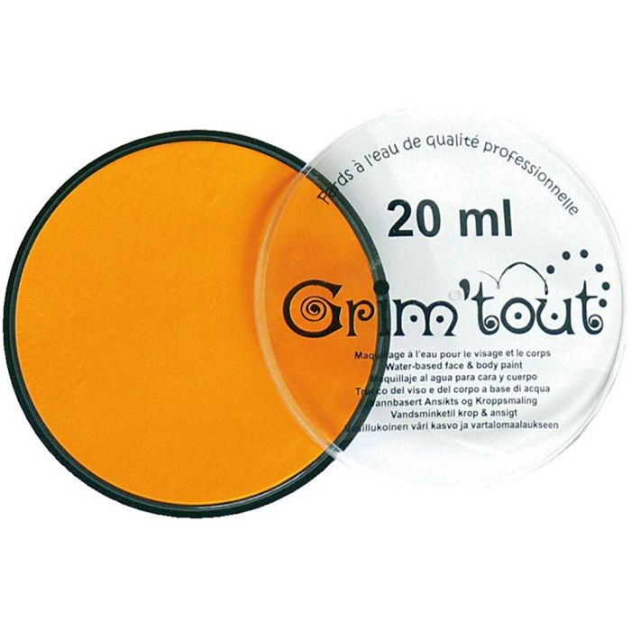 Pittura facciale professionale, giallo sole, 20 ml/ 1 vasch.