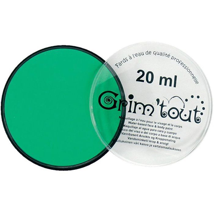 Pittura facciale professionale, verde, 20 ml/ 1 vasch.