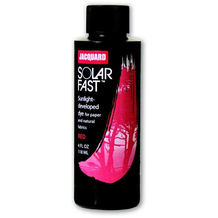 Jacquard Solarfast - Colorante fotosensibile, rosso (104), 118 ml/ 1 bott.