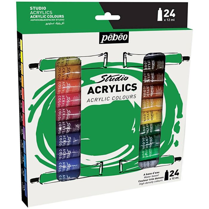 Pittura acrilica Studio, 24x12 ml/ 1 conf.