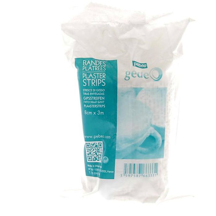 Garza di gesso Gédéo, misura 8 cm, 3 m/ 1 conf.