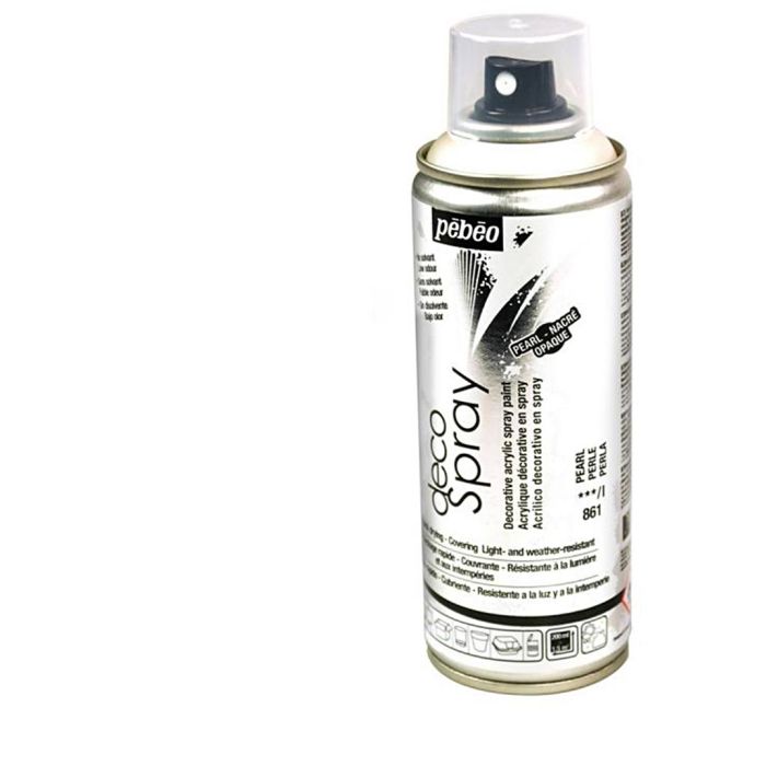 Vernice spray DecoSpray, bianco madreperlato, 200 ml/ 1 vasch.