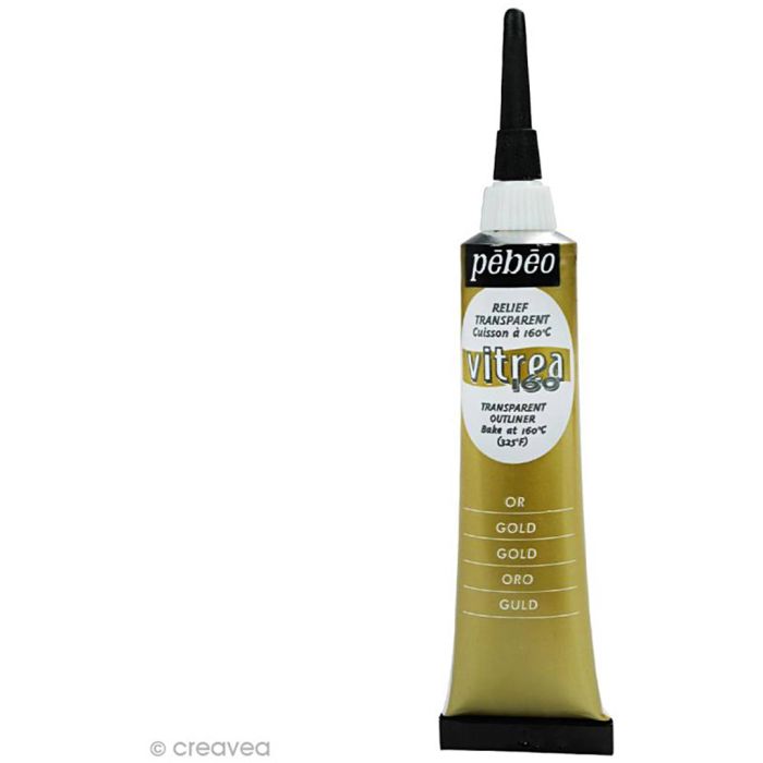 Cerne vetro V160, dim. V160, oro, 20 ml/ 1 vasch.