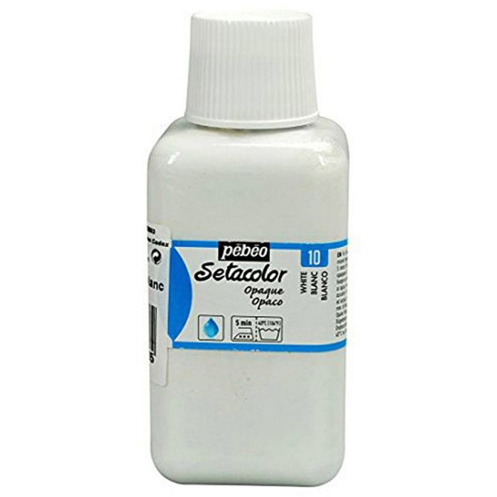 Vernice per tessuti Pébéo Setacolor, bianco, 250 ml/ 1 bott.