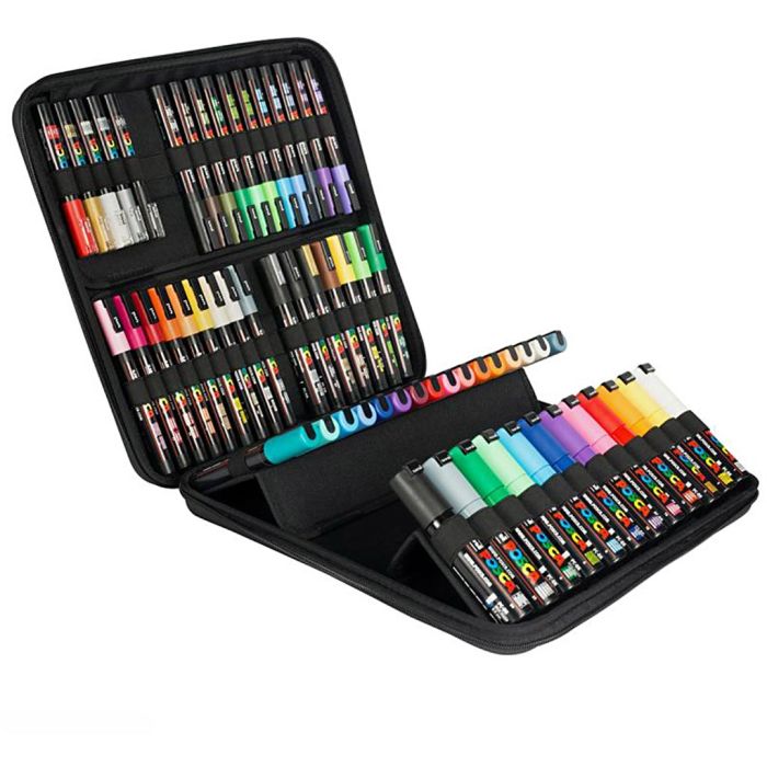 Valigetta Posca, colori asst., 60 pz/ 1 conf.