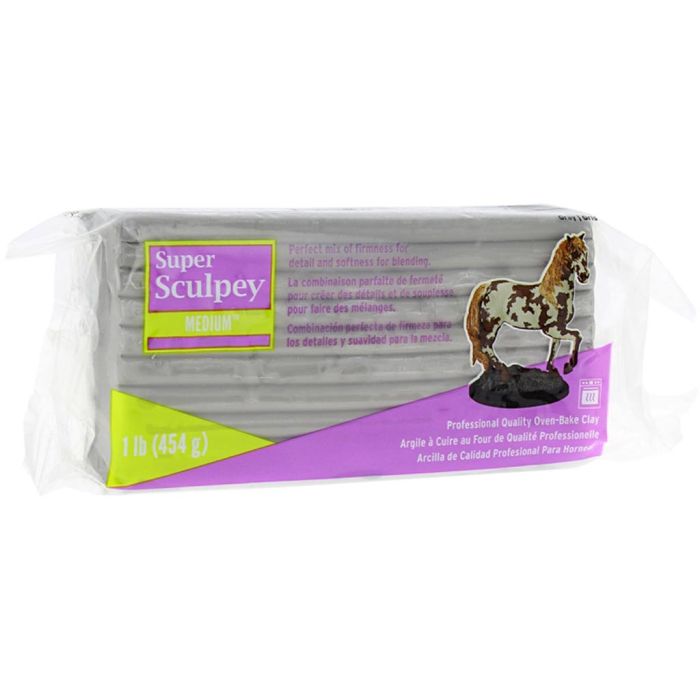 Pasta Super Sculpey, grigio, 454 g/ 1 conf.