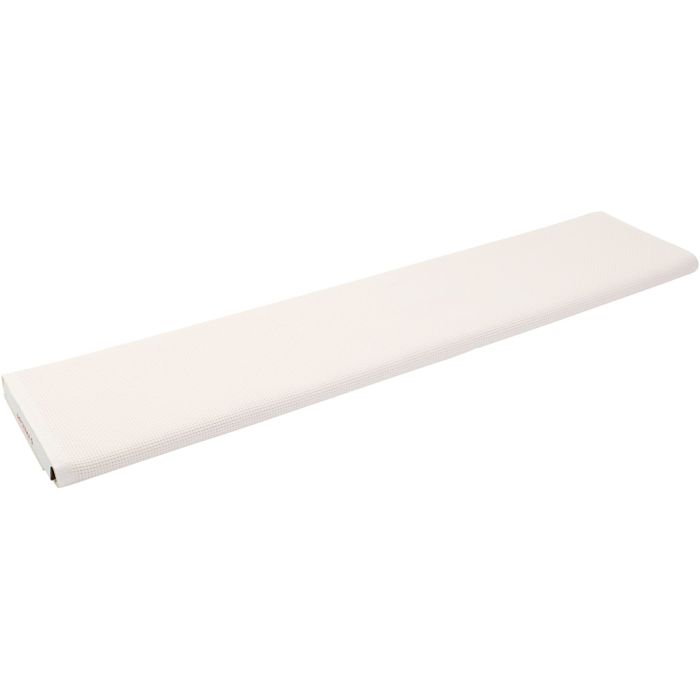 Tela Aida, L: 60 cm, 24 quadrati per 10 cm , bianco, 3 m/ 1 conf.