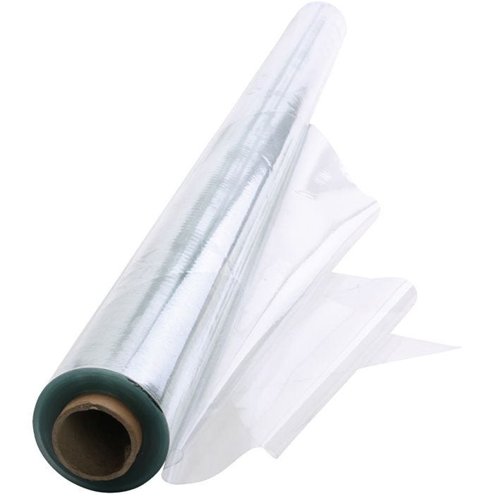 Tela cerata, L: 140 cm, trasparente, 20 m/ 1 rot.