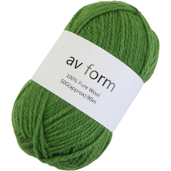 Filato, verde, 50 g/ 1 pz
