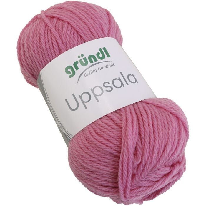 Filato, L: 125 M, rosa, 50 g/ 1 pz
