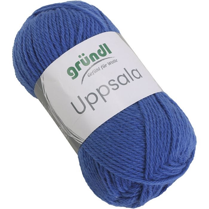 Filato, L: 125 M, blu, 50 g/ 1 pz