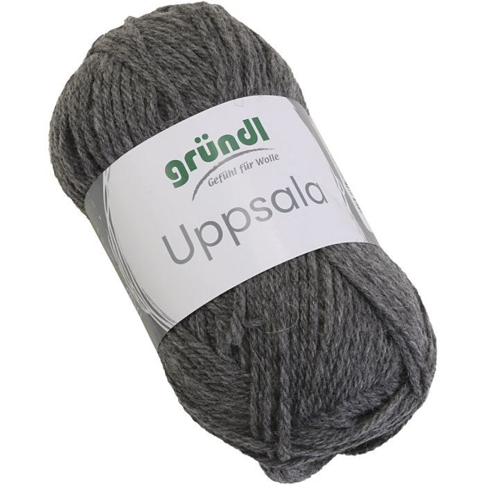 Filato, L: 125 M, misto grigio, 50 g/ 1 pz