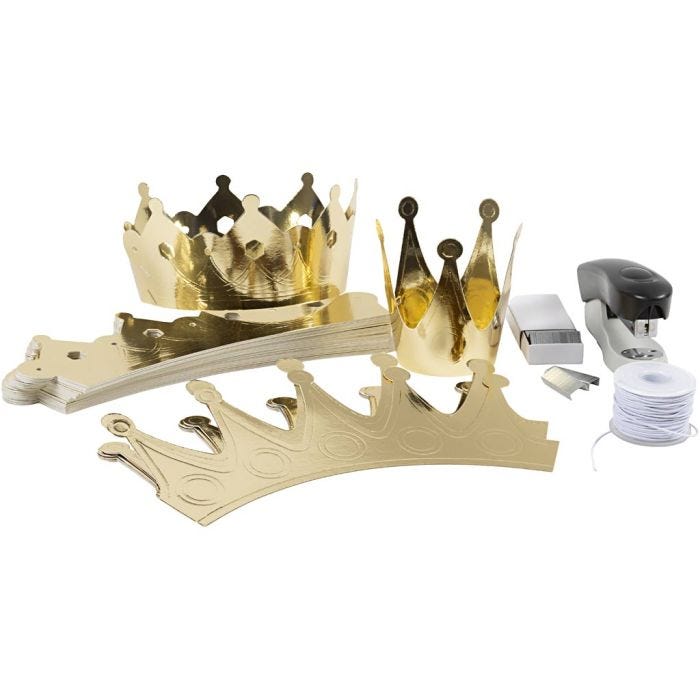 Kit Corone di carnevale: creale da solo, 1 set